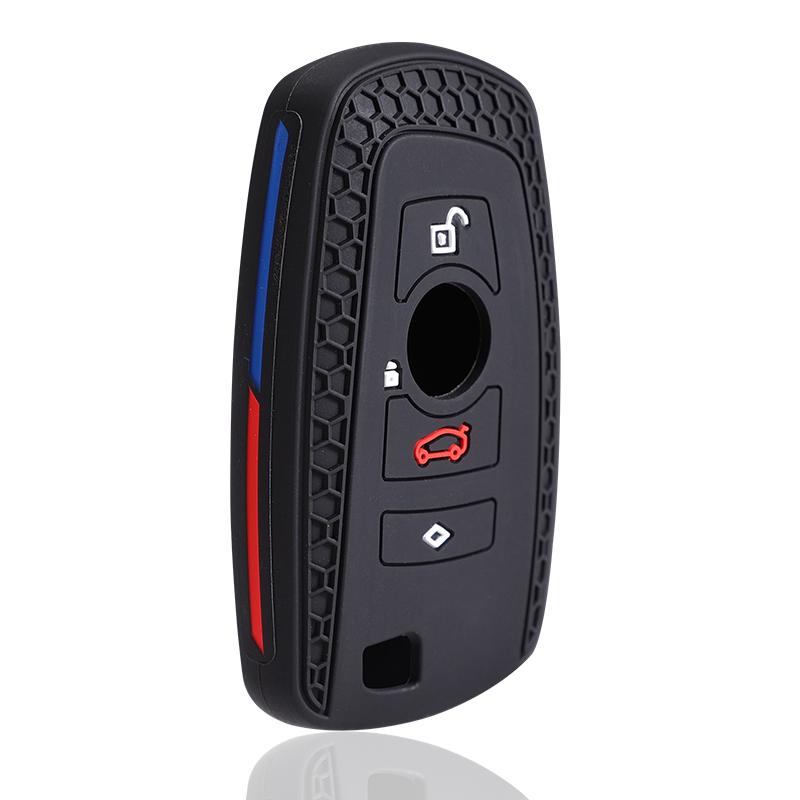 Silicone Car Key Case Cover Fob For Bmw F10 F20 F30 G20 G30 F15 F16 G01 G02 G05 X1 X3 X4 X5 X6 1 3 5 7 Series G07 F34 Key Bag