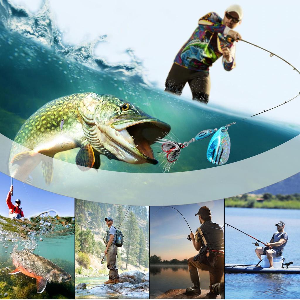 Saltwater Fishing Lures 5 Pieces Catfish Bait With Hooks Sequin Baits For Catfish Walleye Pike Perch Lake River Shore Kayak