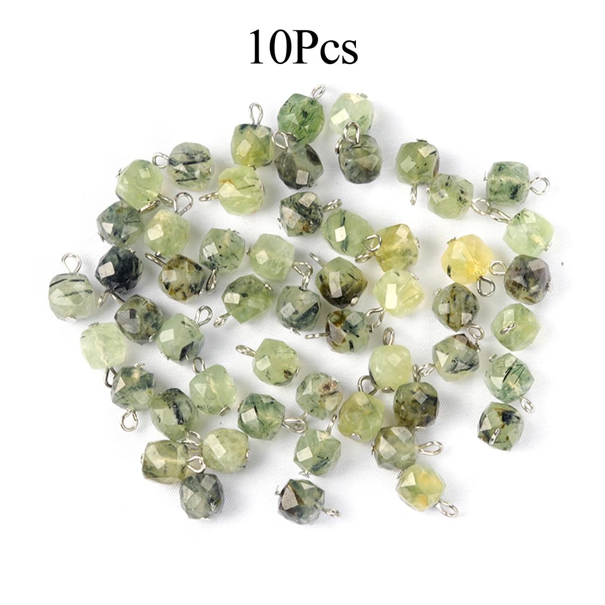 

1 шт/10 шт маленький граненый натуральный камень кулон ручной работы квадратный кристалл кварц лазурит аметист аквамарин подвески для самостоятельного изготовления ювелирных изделий 9 мм 9mm-10Pcs