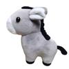 Stuffed Animal Giraffe Pendant Horses Plush Donkey Small Doll Lovely Horse Key Ring  Boy Girl