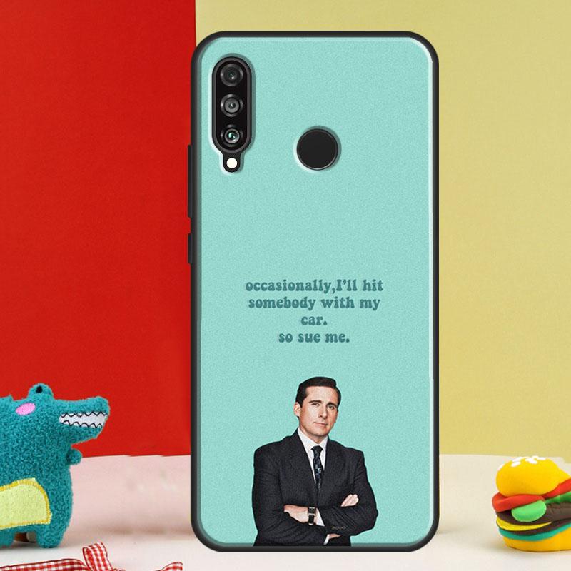 Michael Scott The Office For Huawei Nova 12s 12i 11i 8i 9 10 SE Y91 Y90 Y60 Y70 Y72 Y61 P20 P40 P30 Lite P60 Pro Case