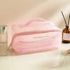New Large Capacity Mesh Makeup Bag Transparent Wash Bag Travel Cosmetic Bags Women Handheld Makeup Pouch Travel Toiletry Bag