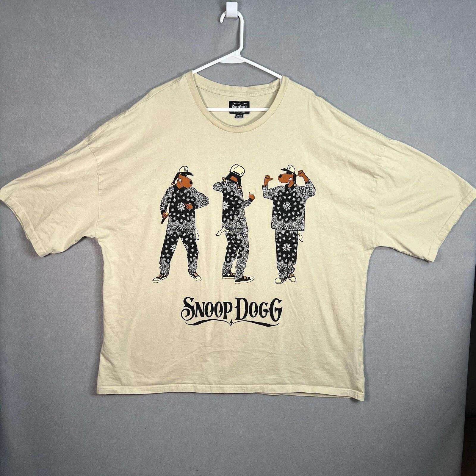 Dogg Supply By Snoop Dogg Rap Tee T Shirt Adult 3XL Ivory Rapper Mens S
