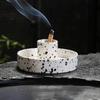 1Pc Ceramic Palo Santo Holder Incense Burner for Palo Santo Sticks Incense Holder Scent Wood Stand and Ash Catche