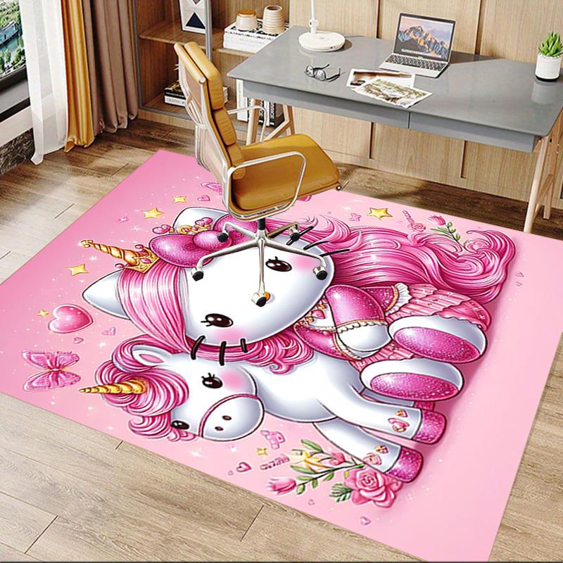 1pc Hello Kitty unicorn Carpet Office Rug Outdoor Mat Home Decor Area Carpet Festival Gift