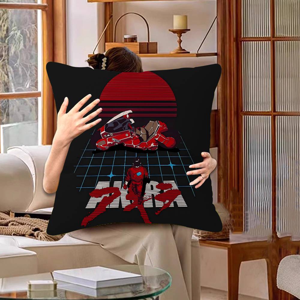 

Anime Akira Retro Cushion Cover Car Throw Pillow Case For Sofa Car Christmas Gift 40x40cm 45x45cm 30cmx30cm
