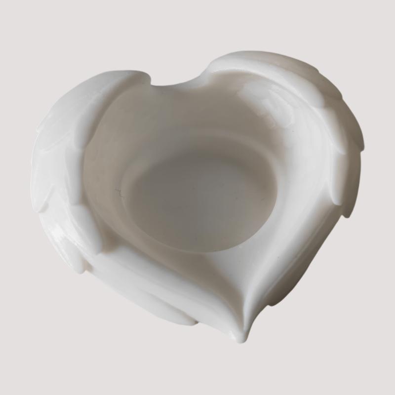 

Angel Wings Design Candle Holder, Fits Tea Lights & Imitation Candles, Ideal for Home & Tabletop Ornament, Perfect Gift
