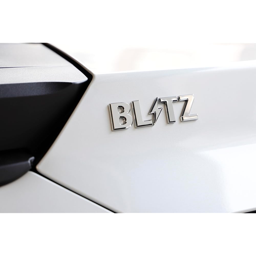 Blitz Logo Emblem Silver Chrome 13545 Automotive Accessory