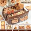 Capybara Pencil Bag Capybara Pencil Bag Holder Portable Large Pencil Pouch Makeup Bag with Wide Opening Mouth for Cosmetic