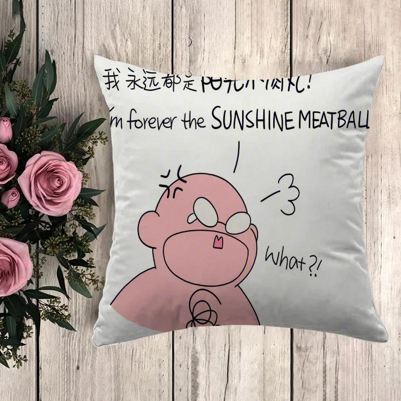 Anime Pillow BERTILO Decorative Pillows for Sofa Pilow Cases Cushion Cover Luxury Pillowcases Pillowcase Decor Fall