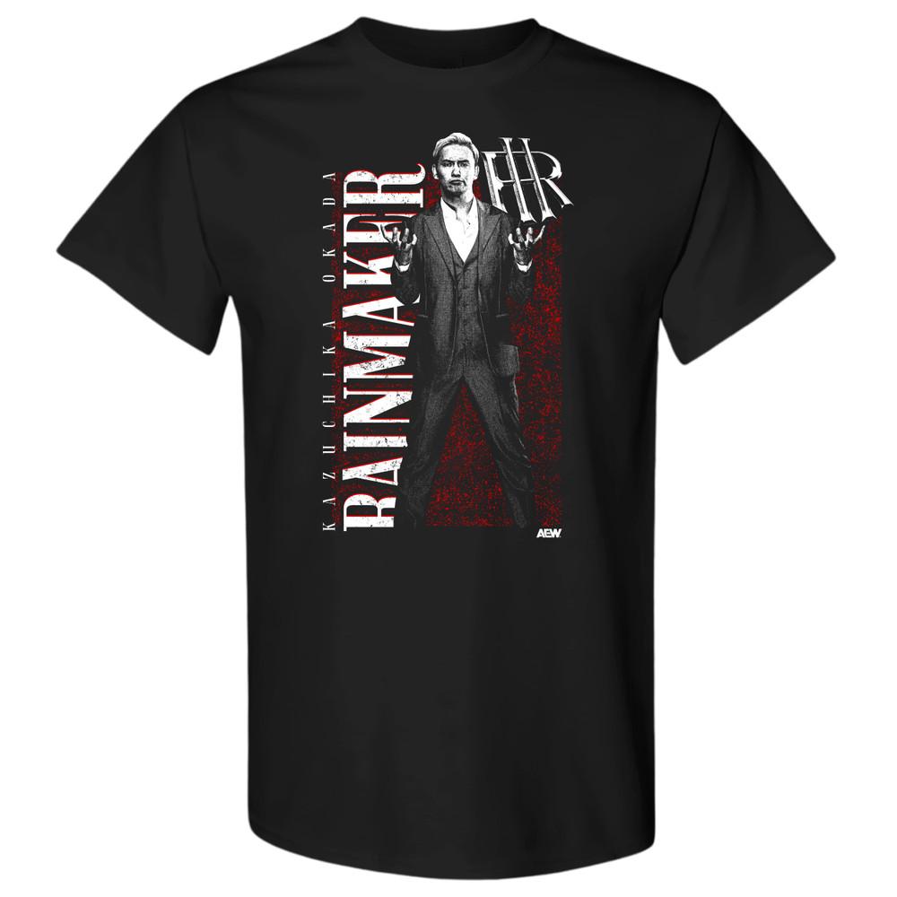 Kazuchika Okada  Make it Rain AEW Official TShirt Unisex T-Shirt XL
