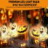 1pc 10/20 LED Halloween Single Layer Pumpkin & Ghost String Light Battery Powered For Home Garden Holiday Halloween Party Decor