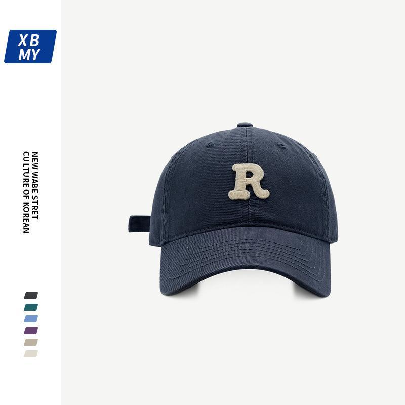 Hat Summer Cap Men Can Wear Curved Brim Cotton Cap Outdoor Street Racket Sunshade Baseball Cap Women