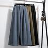 DIMANAF 2026 Summer New Plus Size Women High Waist Wide Leg Pants Loose Casual Trousers