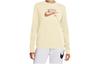 Nike Swoosh Sweatshirt "Kokosmilch/Bernsteinbraun/Weiß" FN3629-113