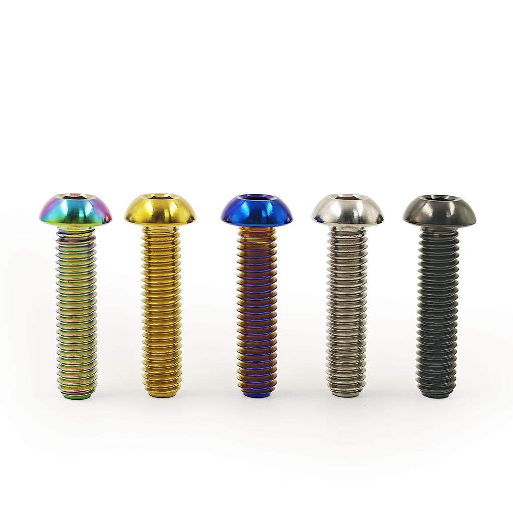 M5 M6 Titanium Bolts for MTB / Road Bike Screw Bicycle Upgrade Hardware