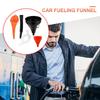 Car Plastic Funnel Set Wide-Mouth Fuel And Oil Multi-Purpose Flexible Right-Angle Funnel For Coolant And Oil