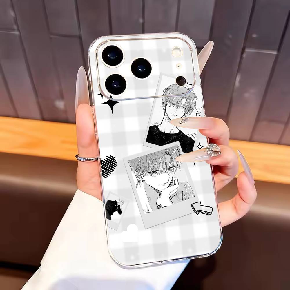 T-Tamon s B-Seite Handyhülle Für iPhone17,16,15,14,13,12,11 Plus,Pro Max Weiche Transparente Hülle