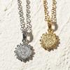 [Cisst liber] Hawaiian Jewelry Necklace for Men, Sun Motif, Coin Sun, Hypoallergenic, Surgical Stainless Steel, Gold