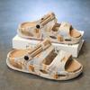 Men's and Women's Sandals New Large Size EVA Platform Slippers Men's Casual Sports Couples Punk Sandals Beach Shoes Slides