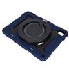 IOS Tablet Case 11in 3 Layer Shockproof Slim Tab Case with 360 Rotating Kickstand Shoulder Strap