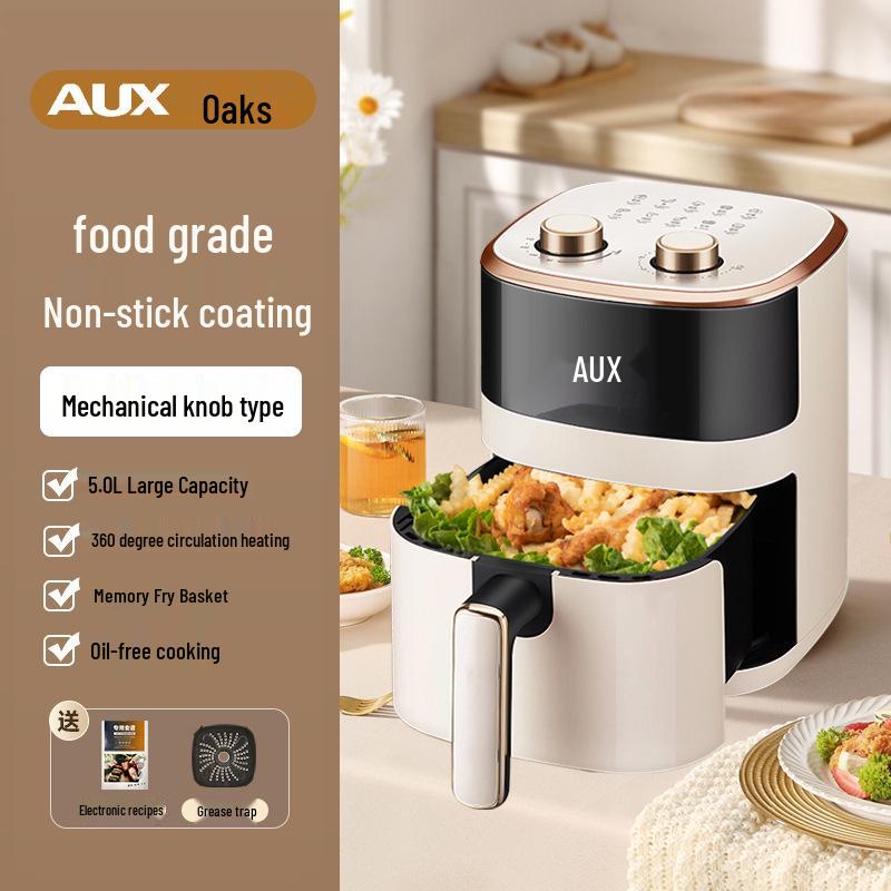 AUX 5L Умная аэрофритюрница: Просторная, многофункциональная электрическая печь без масла
