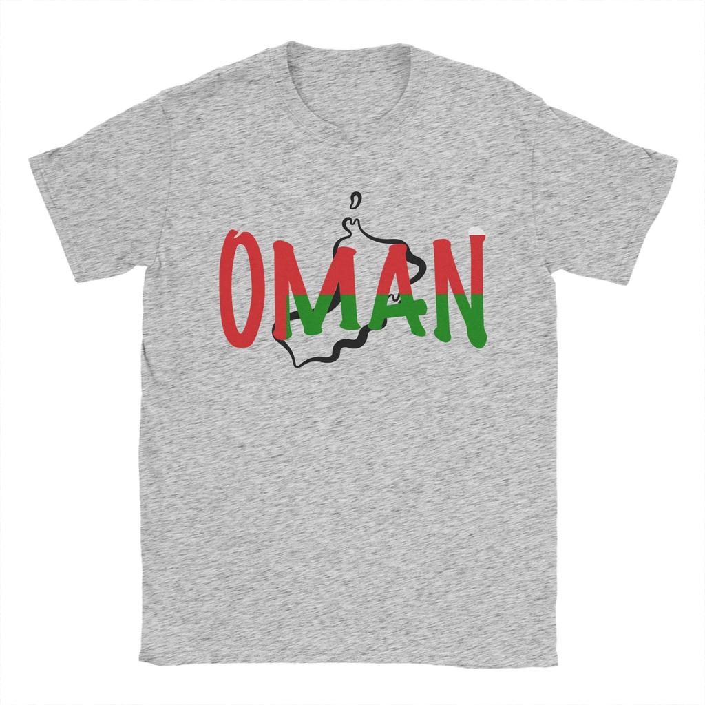 Oman Flag  T Shirt for Men 100 Cotton Vintage TShirts O Neck  Tee Shirt Short Sleeve Tops Plus Size