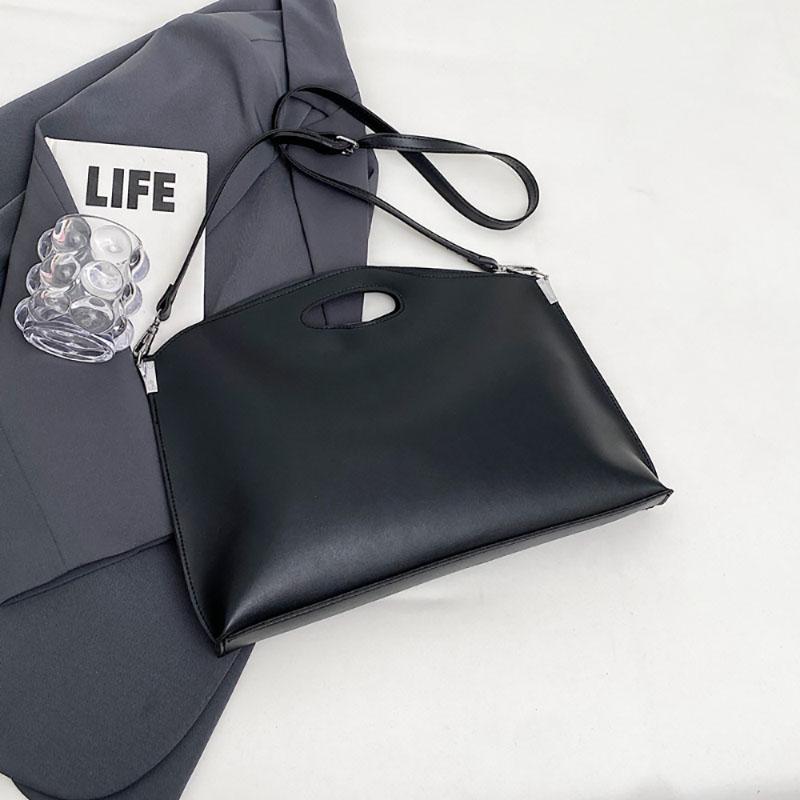 All-Matching Large Capacity Handbag For Women  New Fashion Shoulder Bag PU Leather High-End Texture Briefcase Crossbody Pack