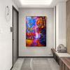 Abstract Landscape Oil Painting Colorful Forest Canvas Painting Living Room Corridor Home Decoration Mural No Frame
