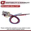 1 Set Front Turn Signal Light Socket Wiring for Freightliner Cascadia for Columbia M2 No.224394025/224-394-045 Lamp Bulb Pigtail Connector Harness