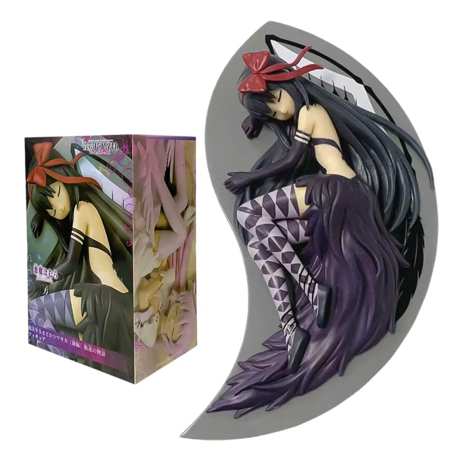 Anime Puella Magi Madoka Magica 18Cm Akemi Homura Cartoon Figure Pvc Model Desktop Ornaments Children'S Toys Holiday Gifts