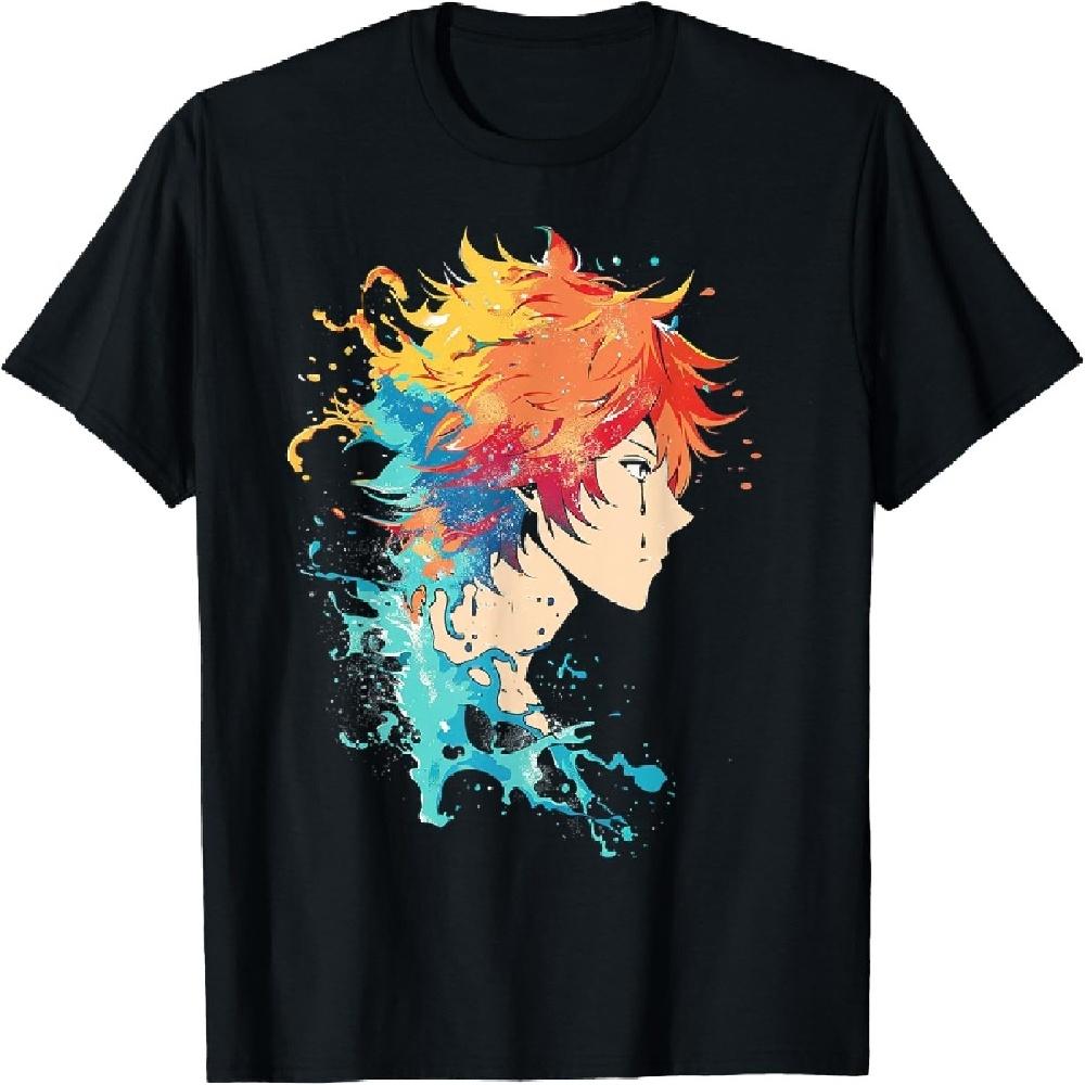 

Аниме Манга Графическая Иллюстрация Аниме Футболка1 XXXXXL чёрный