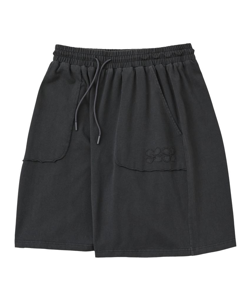 RAIMENT Flower Patch Solar Half Pants_Charcoal