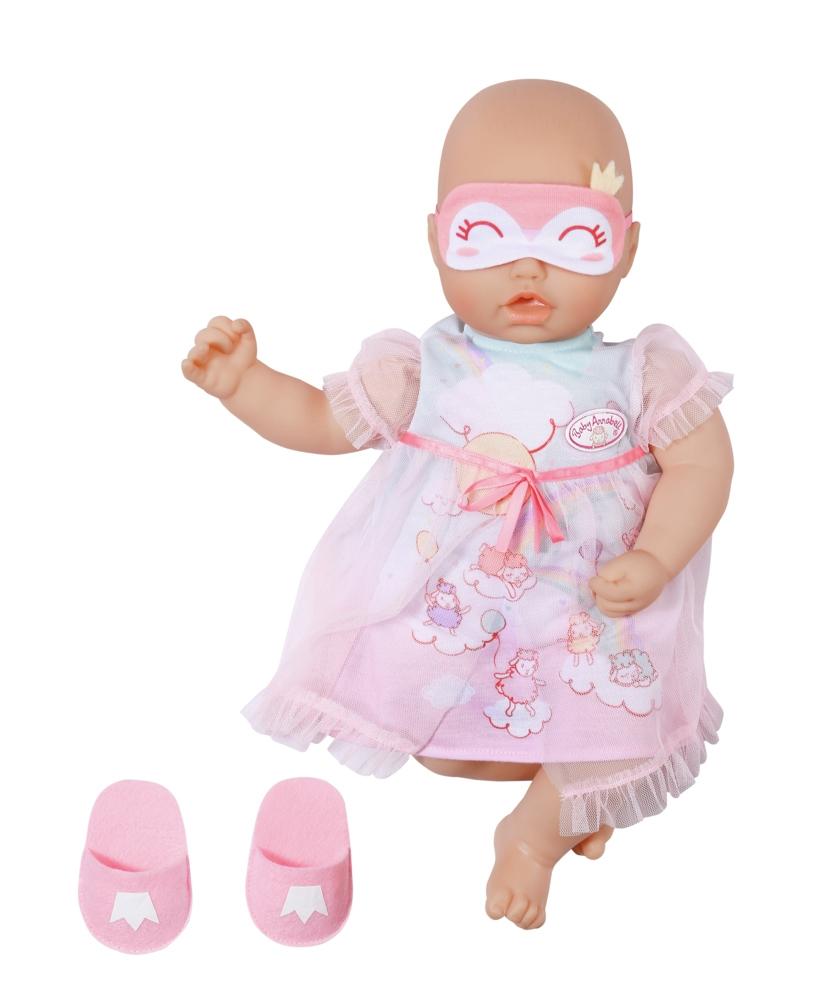 Tenue Poupée Baby Annabell 43 Cm - Robe De Nuit Sweet Dreams Avec Pantoufles Et Masque - Cadeau 3 Ans Et Plus - 5