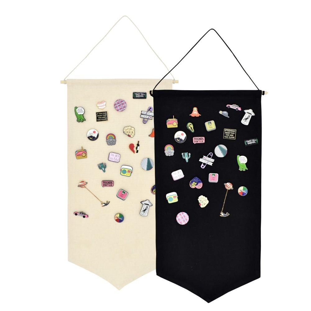 Large Badge Display Stand Fabric Collection Board For Pins And Medals Organizer Hanging Storage Cloth