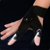 Fingerlose LED-Handschuhe Hände Beleuchtet Wasserabweisend Fingerlicht Handschuhe für Outdoor