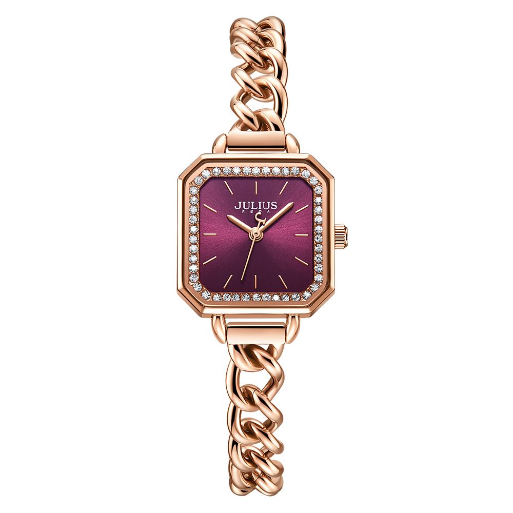 Jyullieoseu Ja-1292 Clean Dial Women'S Chain Metal Watch