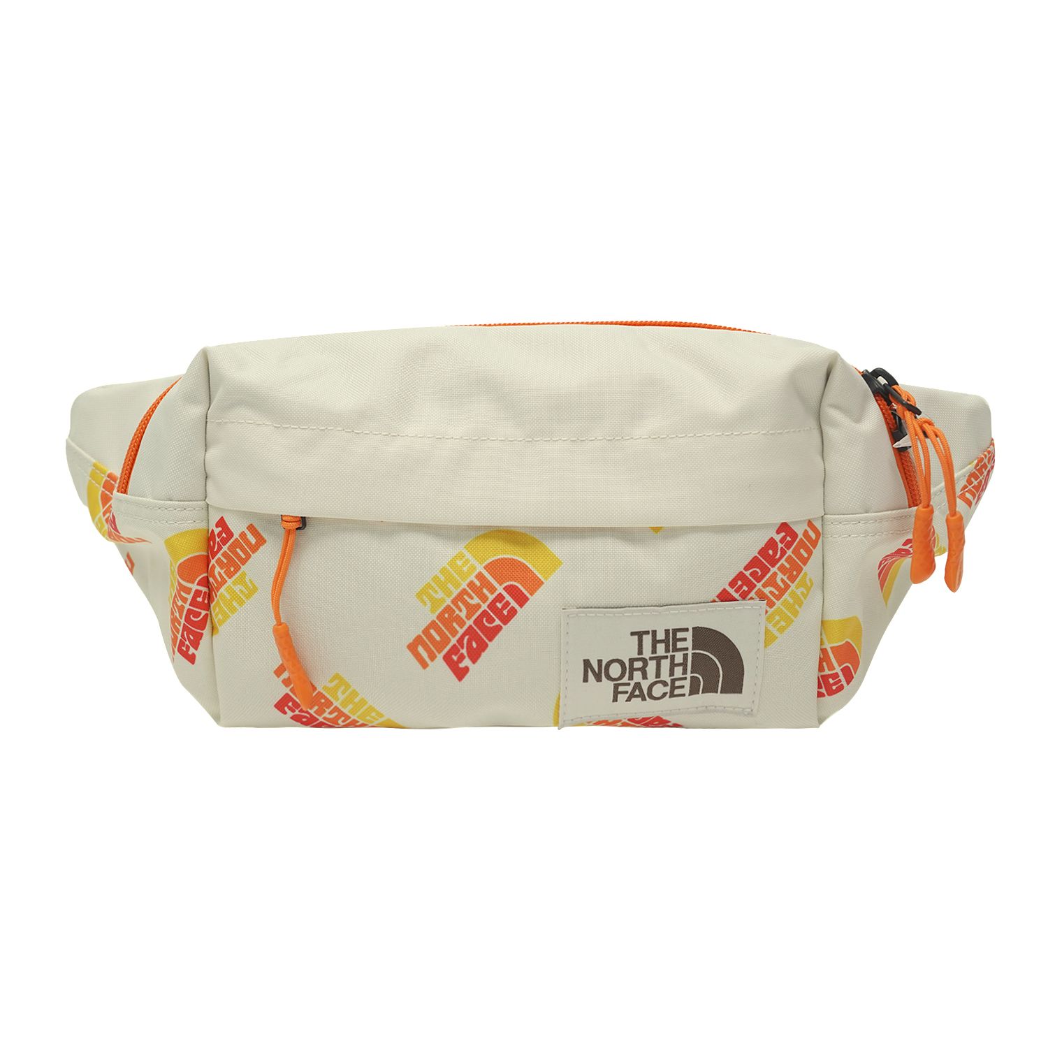 

The North Face 3.8L Vanlife 70s Retro All-Over Print Logo Waist Bag Chest Bag Crossbody Outdoor Bag Unisex bags Canvas Cream NF0A5JWF-11P Ivory