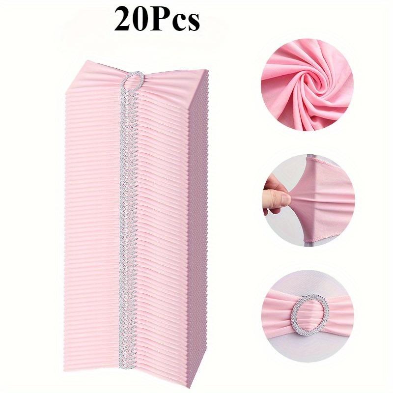 

20 элегантных чехлов на спинки стульев — можно стирать и использовать повторно, идеально подходят для свадеб, банкетов, Дня святого Валентина, свадеб. розовый