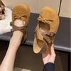 Vintage Women Mary Jane Shoes Autumn New Soft Sole Non Slip Comfortable Flats Fashion Buckle Strap Bow Knot Luxury Casual Shoes