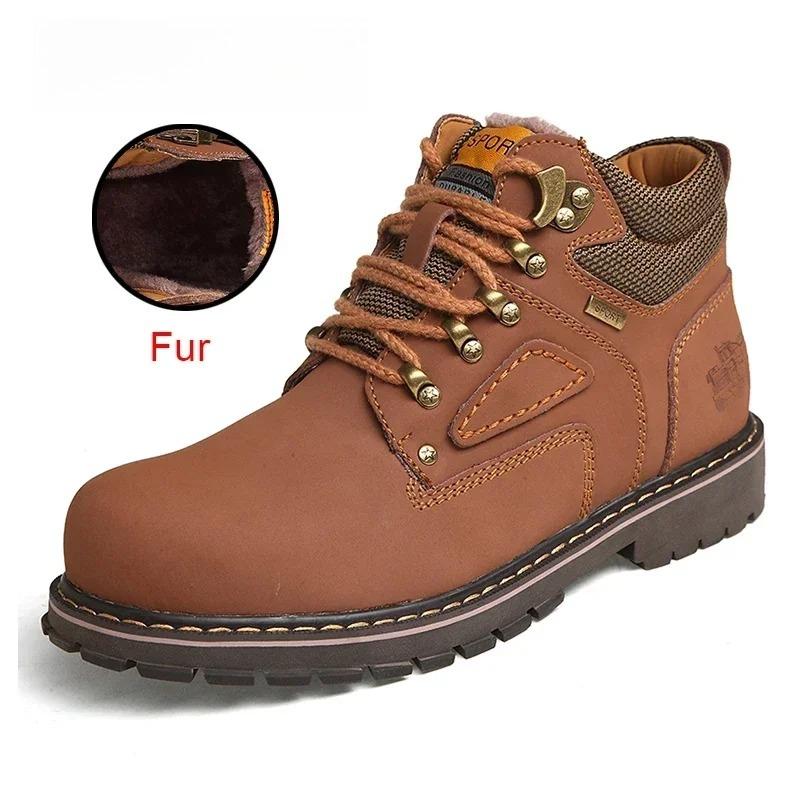 Hiking Shoes Men Waterproof Hunting Boots Tactical Desert Combat Ankle Boots Trekking Shoes Women Work Leather Walking Sneakers
