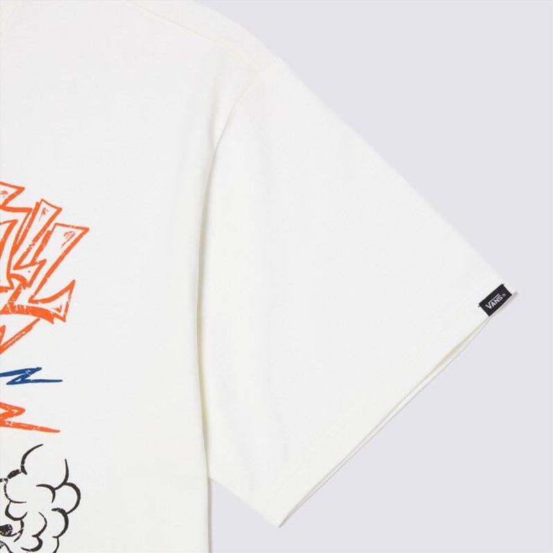 Vans SpeakerGFX Fashion Comfortable Trendy Simple Solid Color Short Sleeve T-Shirt Unisex Tops White VN000NMFFS81