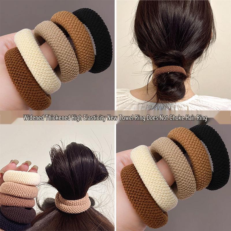 Thickened Elastic Hair Tie for Ponytails and Buns