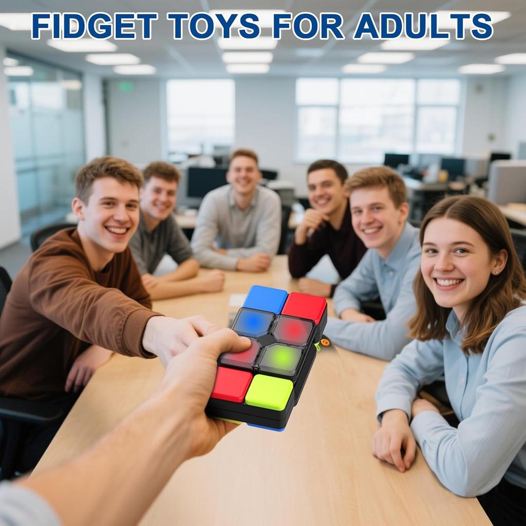 Pup Go Electronic Memory Game for Kids Ages 8-13, Handheld Light and Music Games, Fidget Toys for Teenager, Cool Presents for Teenage