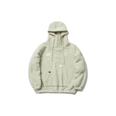 Li Ning Logo Printed Round Neck Pullover Short Sleeve Sweatshirt Unisex Sweatshirt White AWBR003-1