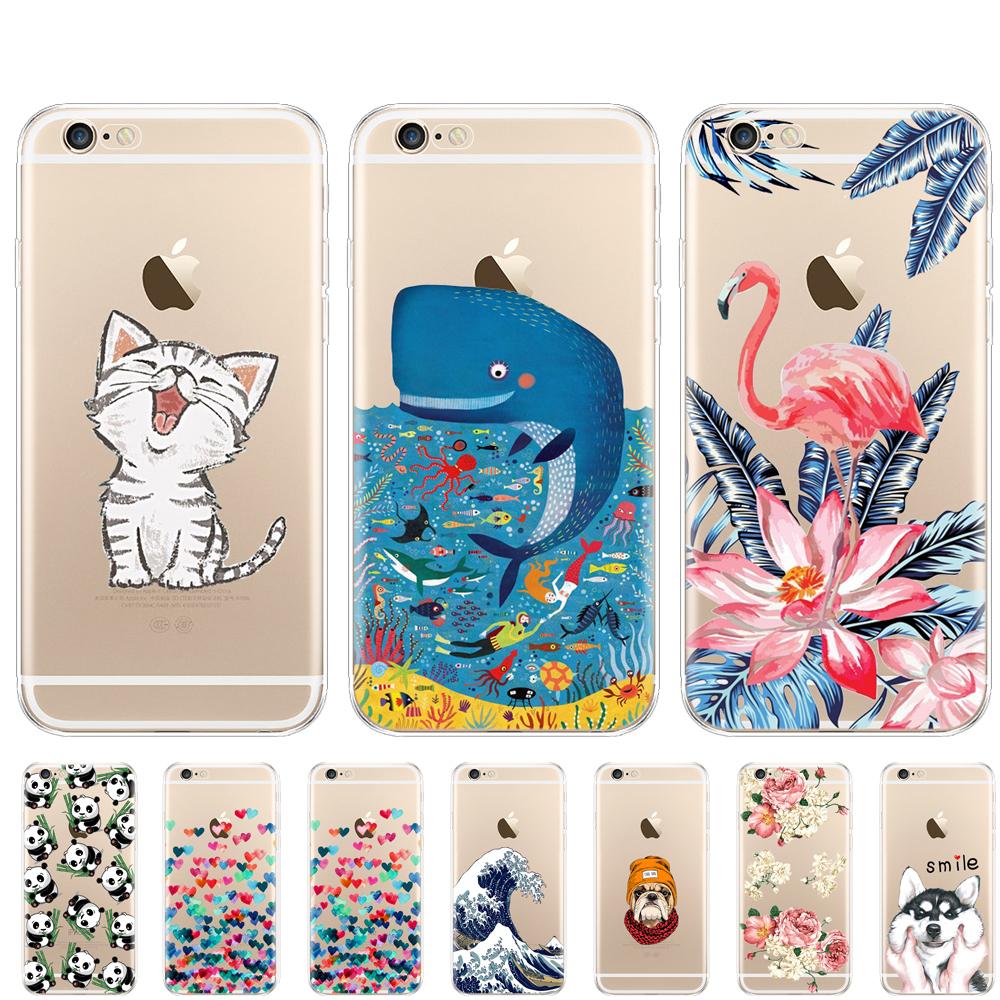 Hülle für iPhone 5s 5 S Se 4 4s Hülle Weiche TPU Handyhülle Abdeckung für Apple iPhone 6s 6 S Plus Hülle Vollständige 360 Schutzhülle