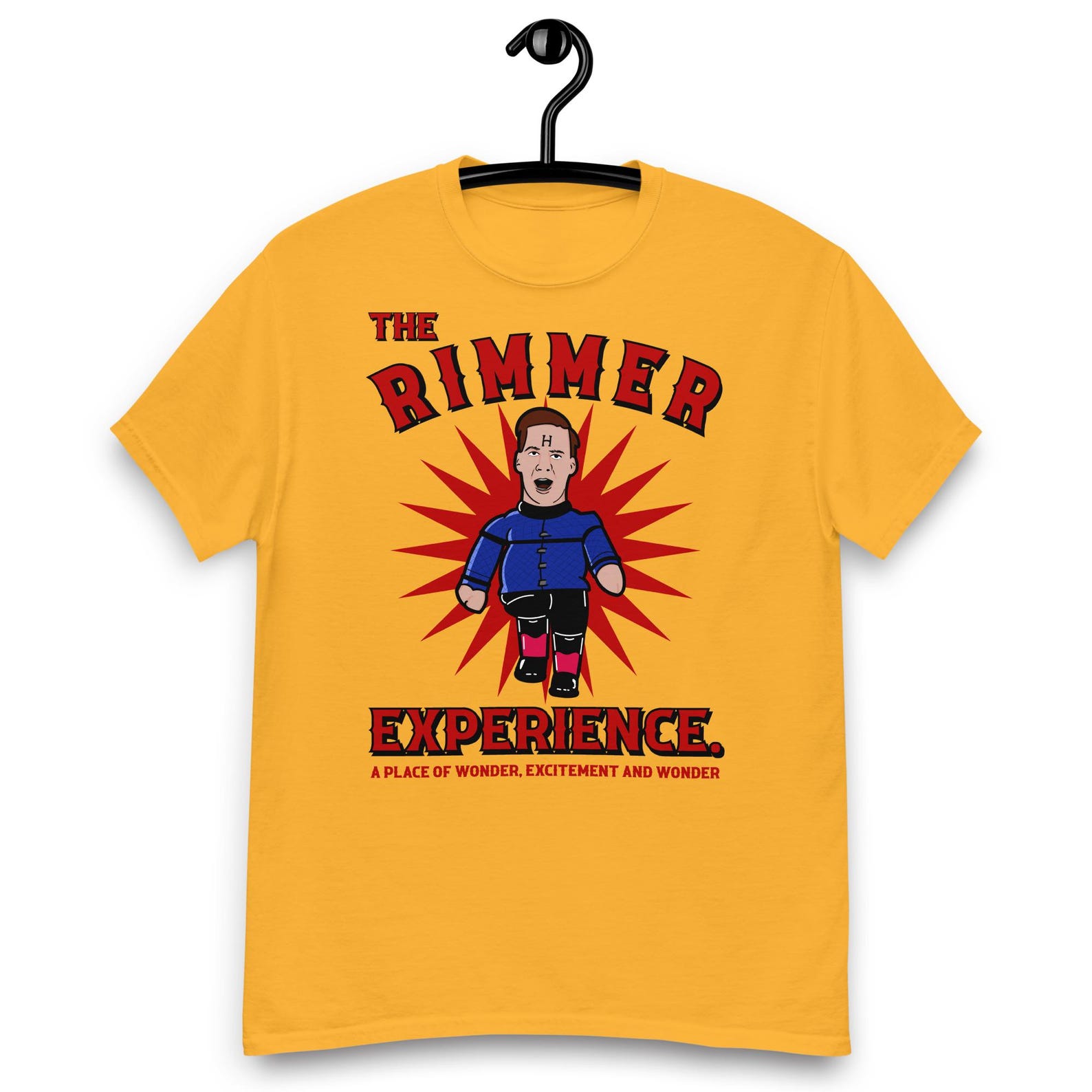 Red Dwarf TV Series - The Rimmer Experience - A Place of Wonder, Excitement and Wonder T-shirt 2XL