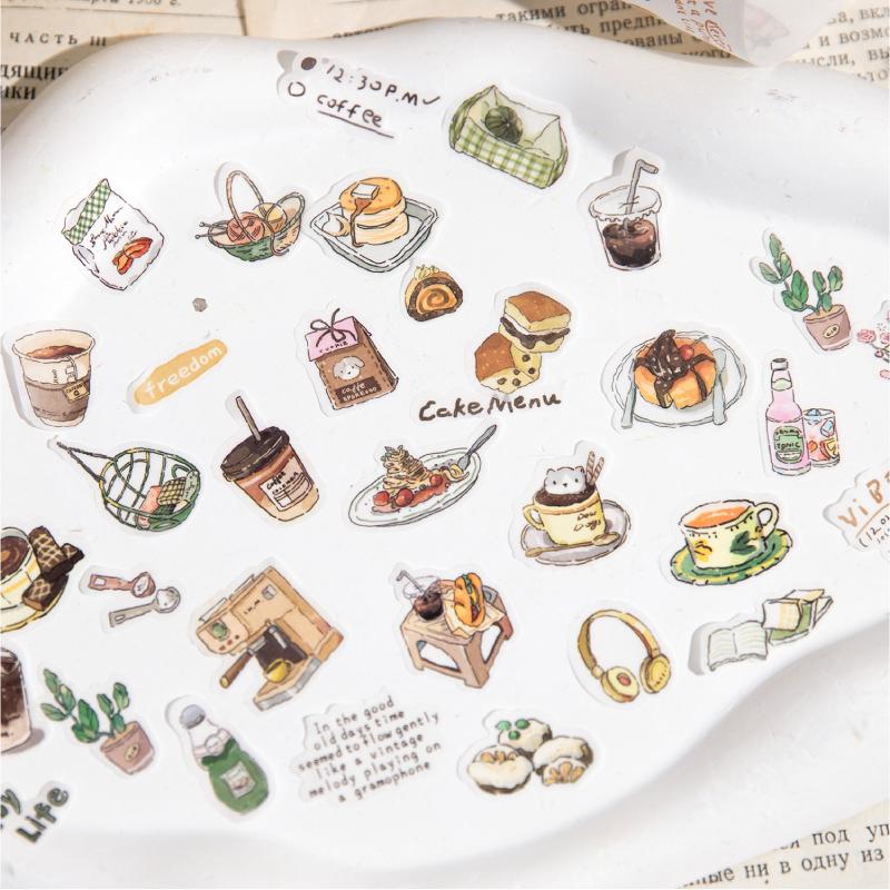 Journal GO 6x200cm Mini Light Life Diary Masking Tape Junk Journal Card Making Scrapbooking Washi Tape Stationery Stickers