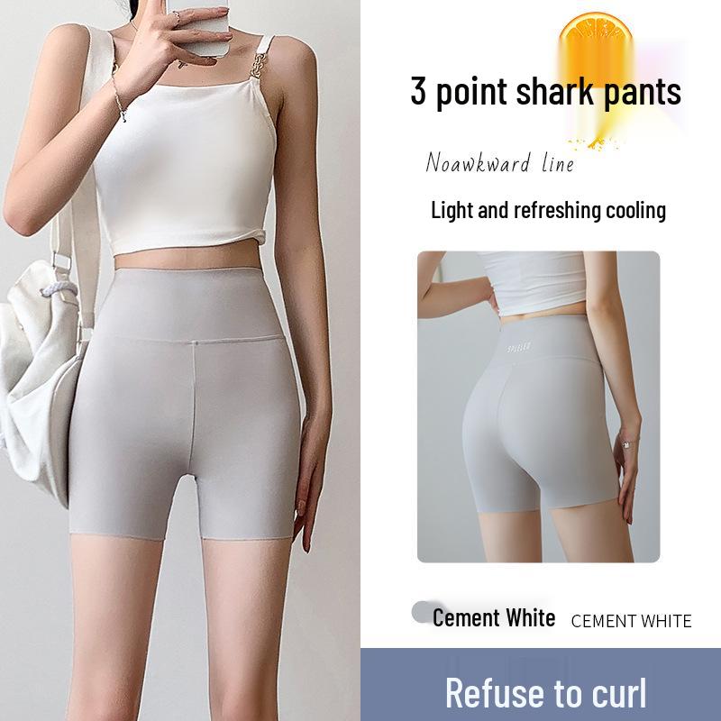 Women's High-Waist Tummy Control Shark Pants - Comfortable, Versatile, Hip-Lifting, Three-Quarter Base Layer for Summer 2026