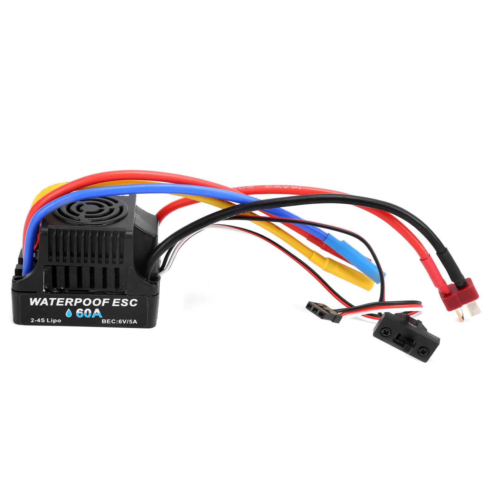 

RC 60A Brushless Electronic Speed Controller ESC for 18 110 Remote Control Car